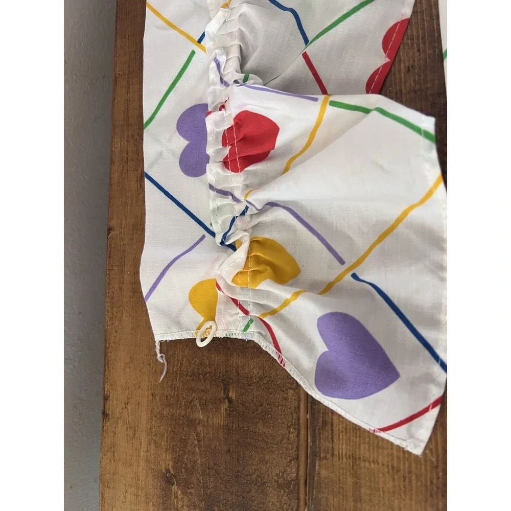 Vintage Sears Young At Heart Bedding Curtain Tie Backs Only 80s Retro